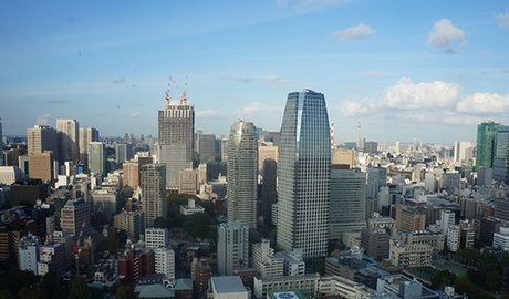 The Tokyo skyline from Tokyo Tower - Blade Runner stuff